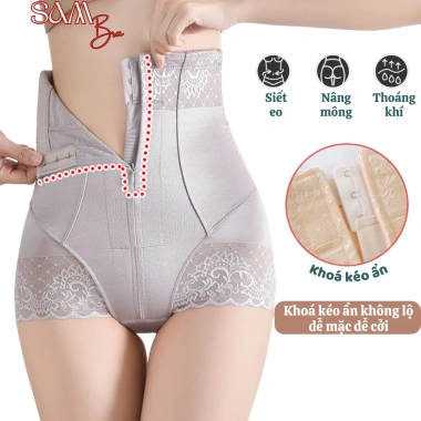 Quần Gen ENMA Định Hình Nịt Bụng Cạp Cao Kéo Khóa, Nẹp Cuộn, Siết Eo Thon Gọn QS01 6 Quần Gen ENMA Định Hình Nịt Bụng Cạp Cao Kéo Khóa, Nẹp Cuộn, Siết Eo Thon Gọn QS01 6