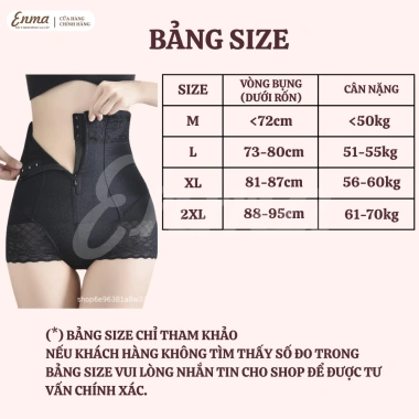 Quần Gen ENMA Định Hình Nịt Bụng Cạp Cao Kéo Khóa, Nẹp Cuộn, Siết Eo Thon Gọn QS01 7 Quần Gen ENMA Định Hình Nịt Bụng Cạp Cao Kéo Khóa, Nẹp Cuộn, Siết Eo Thon Gọn QS01 7