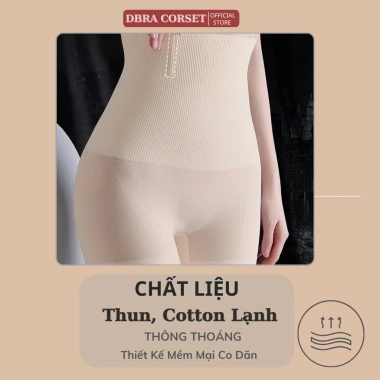 Quần Gen Nịt Bụng Cạp Cao Siết Eo Nâng Mông Định Hình Cotton Chống Cuộn DBRA CORSET GB.43 Giá chỉ 185.000₫ 2