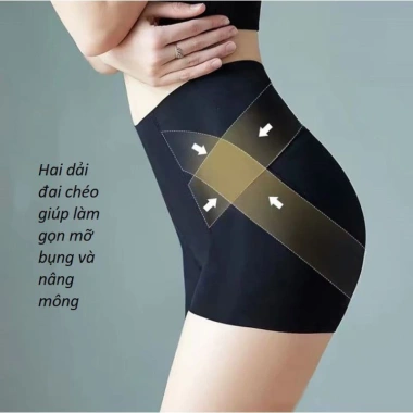 Quần gen nịt bụng đai chéo định hình hông mong, không đường may, lưng cao - 99k 6 Quần gen nịt bụng đai chéo định hình hông mong, không đường may, lưng cao - 99k 6