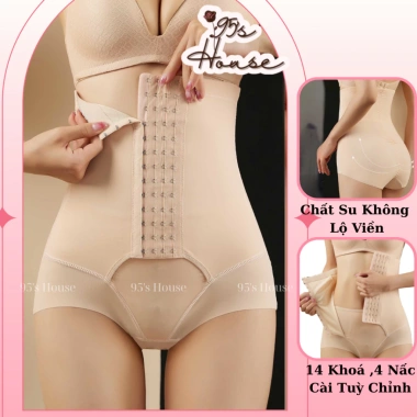 Quần Gen Nữ Su Đúc Đai 4 Nấc, Thanh Chống Cuộn Định Hình Nâng Mông QG16 172.899 VND