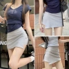 Quần giả váy cạp cao dáng ngắn xẻ tà ôm body Hàn Quốc BIG SIZE NGOMINH SP183 119k 4