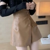 Quần giả váy da chéo nhiều khuy lệch phong cách cá tính - giảm còn 114k 2