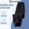 Quần gió BabyloveGo cho bé trai QG01 quần dài túi hộp, chống thấm nước, thời trang, 199.000 VND