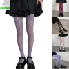 Quần Gothic Nữ Dasbsug Fishnet Preppy Nhiều Màu Ren Hoa Sheer Lưới - 106.864₫