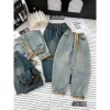 Quần Jean Baggy Nữ Kẻ Ảnh Thật - Hàng QC Giá Ưu Đãi 120k (Giá Gốc 147.6k) 2