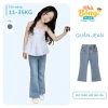 Quần Jean Bé Gái Ống Loe Nhẹ Cạp Chun Co Giãn, Mềm Thoải Mái, Nhà Bông - 195.000 VND