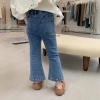 Quần Jean Bé Gái Ống Loe Nhẹ Cạp Chun Co Giãn, Mềm Thoải Mái, Nhà Bông - 195.000 VND 5