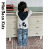 Quần jean bé trai họa tiết Mickey, ống thẳng Hàn Quốc - Giá 352.512 VND 5