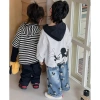 Quần jean bé trai họa tiết Mickey, ống thẳng Hàn Quốc - Giá 352.512 VND 6