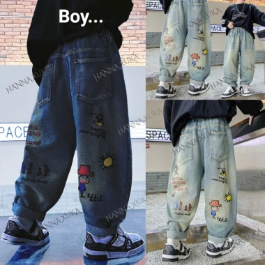 Quần Jean Bé Trai MA2.201 2.026 - Jeans Mềm Mại 2 Màu Size 80‑180, Giá 133.000 VNĐ