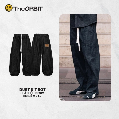 Quần Jean Denim Nam Nữ The ORBIT DUST KIT BOT - Local Brand Chính Hãng 499.000 (Giảm từ 613.770)
