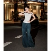 Quần jean Kaylin form suông ống rộng denim dày dặn phong cách retro BST Hè 2.025 - Giá chỉ 600.000 VND 3