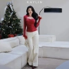 Quần Jean Kaylin form suông ống rộng Denim dày dặn phong cách retro Giá 560.000₫