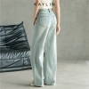 Quần Jean KAYLIN N2.226 form suông rách gối, denim dày dặn, phong cách đường phố cá tính - 530.000 VND 4