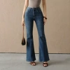 Quần Jean KAYLIN ôm ống loe denim dày dặn, phong cách hiện đại - Giá 610.000 4