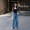 Quần jean Kaylin ống suông denim dày dặn, giá chỉ 600.000đ (giảm từ 720.000đ), phong cách N2.370 2