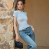 Quần Jean Kaylin Suông Ống Loe Denim Dày Dặn BST Thu Đông 2.025 - Giá 600.000₫ 2