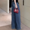 Quần Jean Kaylin Suông Ống Loe Denim Dày Dặn BST Thu Đông 2.025 - Giá 600.000₫ 5