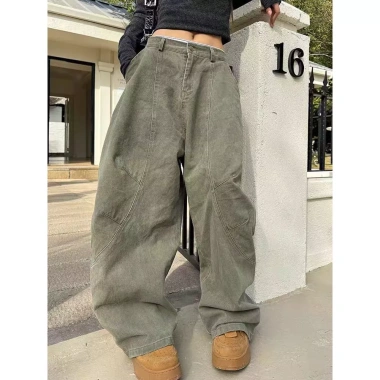 Quần jean nam mùa xuân kiểu Mỹ retro cotton giặt thẳng - Giá 374.760₫ giảm sâu