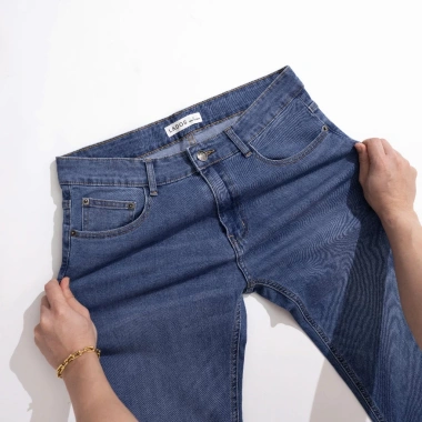 Quần Jean Nam Slim Fit LADOS-24.184 Siêu Nhẹ Co Giãn 4 Chiều Form Công Sở 381k 5