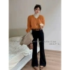 Quần jean nữ ống loe túi ngang đính charm - Hack dáng thời trang, chỉ 229k 5