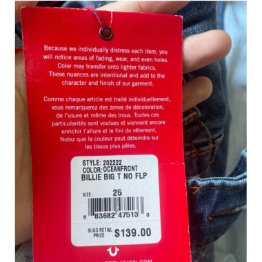 Quần jean ông địa NewTag SZ25 co dãn nhẹ, giảm giá chỉ 999.000₫