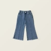 Quần Jean Ống Loe Bé Gái Cạp Thun Co Giãn, Quần Bò Ống Rộng K5.135.691 Giá 199.000 VND 2