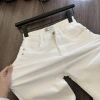 Quần jean ống loe trắng cạp cao, túi viền lưng cao, co giãn, tôn dáng - 229k 5