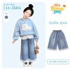 Quần jean ống rộng bé gái, chất mềm, tôn dáng, chỉ 199.000 VND giảm từ 248.750 VND