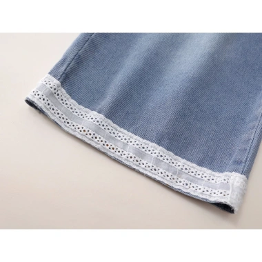 Quần jean ống rộng bé gái, chất mềm, tôn dáng, chỉ 199.000 VND giảm từ 248.750 VND 7
