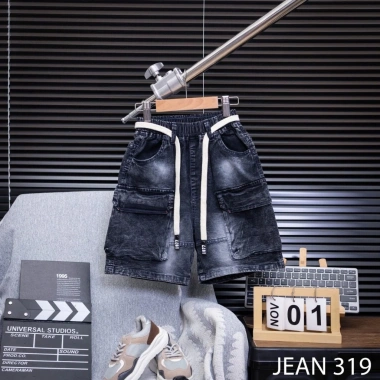 Quần Jean Short Bé Trai Rách Gối Túi Hộp Hàn Quốc - Chất Bò Mềm Mát, Co Giãn, Giá 250k (Giảm từ 310k) 2