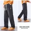Quần jean suông nam ống rộng cạp chun lưng cao denim dày dặn - Giá chỉ 189k | H&D 2