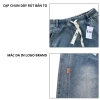 Quần jean suông nam ống rộng cạp chun lưng cao denim dày dặn - Giá chỉ 189k | H&D 6