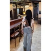 Quần jean suông xanh loang QJSXLL - Giá 510k, chất dày, dáng chuẩn, trẻ trung 2