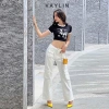 Quần jean túi hộp KAYLIN N1.951 Dáng suông thời trang, giảm 20% chỉ 465.000₫ 6