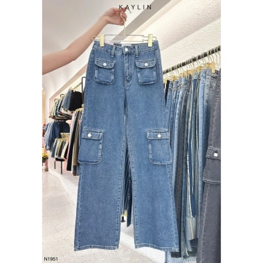 Quần jean túi hộp KAYLIN N1.951 Dáng suông thời trang, giảm 20% chỉ 465.000₫ 9 Quần jean túi hộp KAYLIN N1.951 Dáng suông thời trang, giảm 20% chỉ 465.000₫ 9