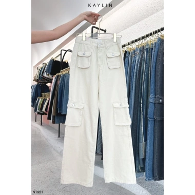 Quần jean túi hộp KAYLIN N1.951 Dáng suông thời trang, giảm 20% chỉ 465.000₫ 10 Quần jean túi hộp KAYLIN N1.951 Dáng suông thời trang, giảm 20% chỉ 465.000₫ 10