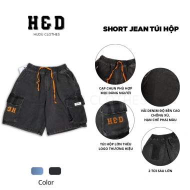 Quần Jean Túi Hộp Nam Ống Rộng Cạp Chun Dày Dặn Thêu Chữ Wash Màu QJ04 - 179k 2 Quần Jean Túi Hộp Nam Ống Rộng Cạp Chun Dày Dặn Thêu Chữ Wash Màu QJ04 - 179k 2