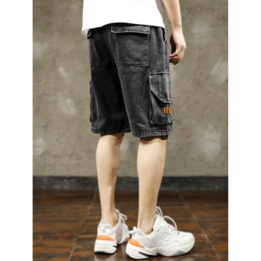 Quần Jean Túi Hộp Nam Ống Rộng Cạp Chun Dày Dặn Thêu Chữ Wash Màu QJ04 - 179k 7 Quần Jean Túi Hộp Nam Ống Rộng Cạp Chun Dày Dặn Thêu Chữ Wash Màu QJ04 - 179k 7