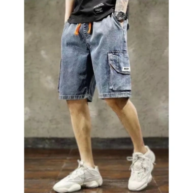 Quần Jean Túi Hộp Nam Ống Rộng Cạp Chun Dày Dặn Thêu Chữ Wash Màu QJ04 - 179k 9 Quần Jean Túi Hộp Nam Ống Rộng Cạp Chun Dày Dặn Thêu Chữ Wash Màu QJ04 - 179k 9