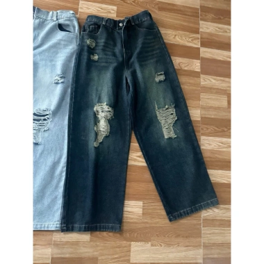 Quần jean xuông nấm khoá chước, chun sau dài 92-96cm - Giá sỉ 180k, giảm còn 144k 10 Quần jean xuông nấm khoá chước, chun sau dài 92-96cm - Giá sỉ 180k, giảm còn 144k 10