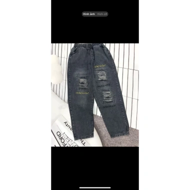 Quần Jeans Baggy Thêu 3 Màu Giá Sỉ 129k Giá Gốc 163.830 Ảnh Thực 7
