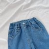 Quần Jeans Bé Gái Ống Suông Lưng Thun Gấu Xắn Tua Nhẹ Vải Bò Mềm Mịn - Giá 199k 6