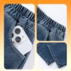 Quần Jeans Bé Trai Lông Cừu Denim Giữ Ấm Thoải Mái In Hình Người Không Gian 6