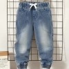 Quần jeans bò BabyloveGO cho bé trai, jogger chun gấu Hàn Quốc, giá ưu đãi 179k
