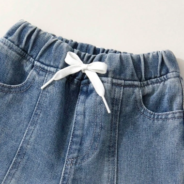 Quần jeans bò BabyloveGO cho bé trai, jogger chun gấu Hàn Quốc, giá ưu đãi 179k 3