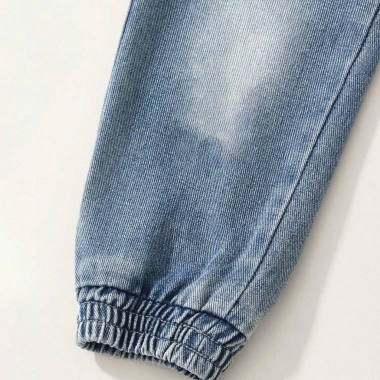 Quần jeans bò BabyloveGO cho bé trai, jogger chun gấu Hàn Quốc, giá ưu đãi 179k 6
