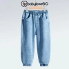Quần jeans bò BabyloveGO cho bé trai, jogger chun gấu Hàn Quốc, giá ưu đãi 179k 9