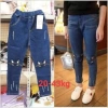 Quần Jeans Bò Dài Cho Bé 20-40kg, Chất Liệu Dày, Màu Xanh, Giá 93.000₫, Thoải Mái
